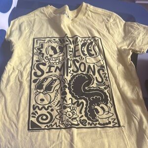 Old Navy Yellow Simpsons Graphic Tee